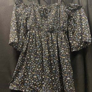 Off the shoulder floral dress